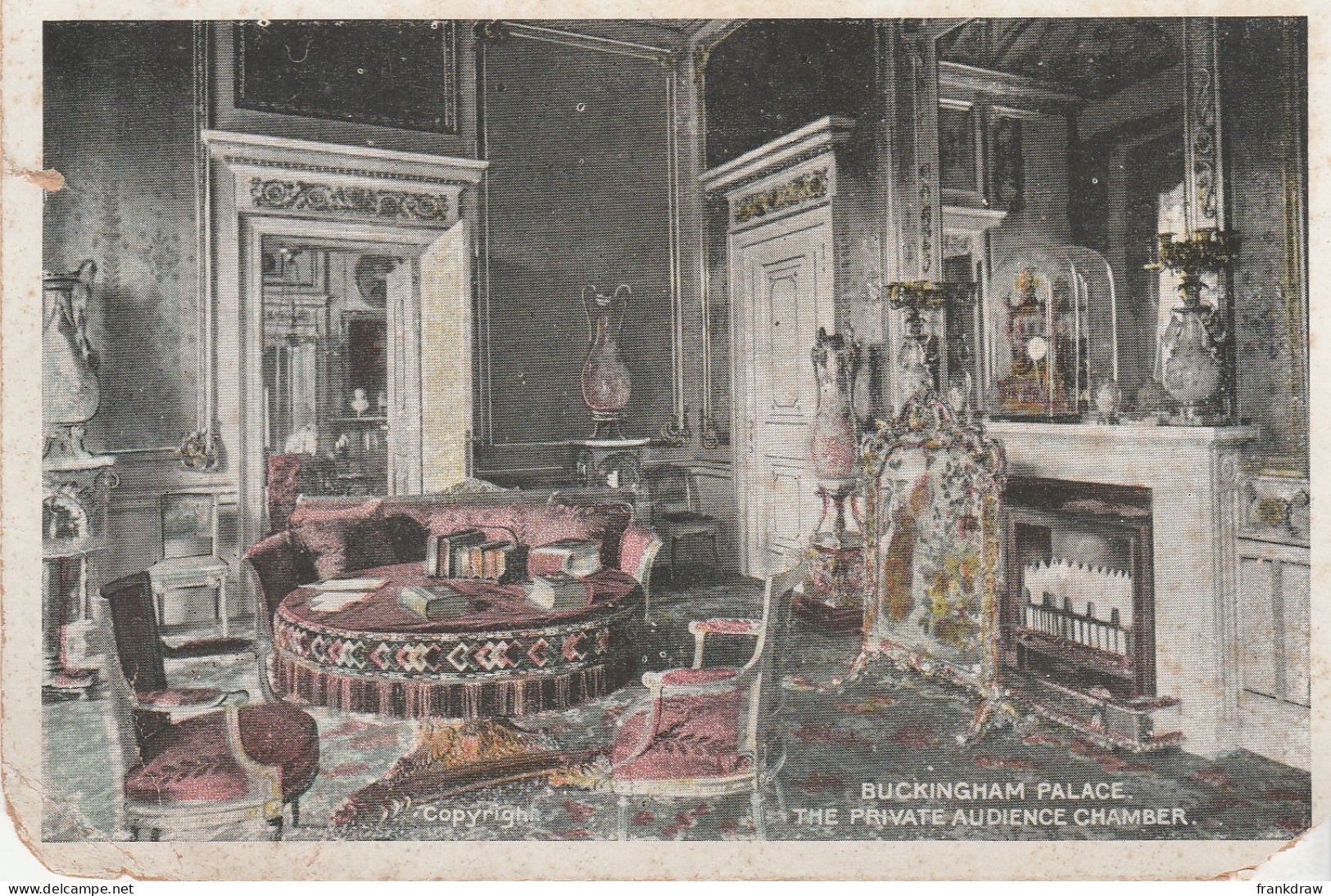 Postcard - Buckingham Palace - The Private Audience Chamber 1912 -  Good  - Ohne Zuordnung