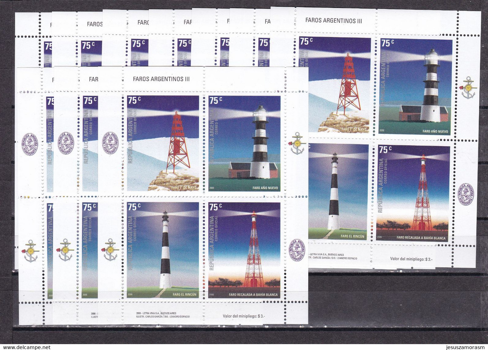 Argentina Nº 2582 Al 2585 - 10 Series - Unused Stamps