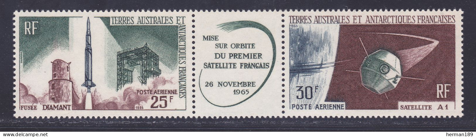 TAAF AERIENS N°   11A ** MNH Neuf Sans Charnière, TB (D7763) Lancement Du 1er Satellite Français - 1966 - Airmail