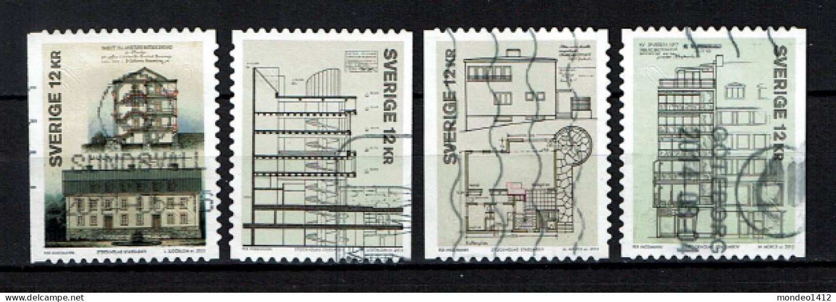 Sweden 2013 - Stockholm City Archives, Archives Ville De Stockholm - Used - Used Stamps