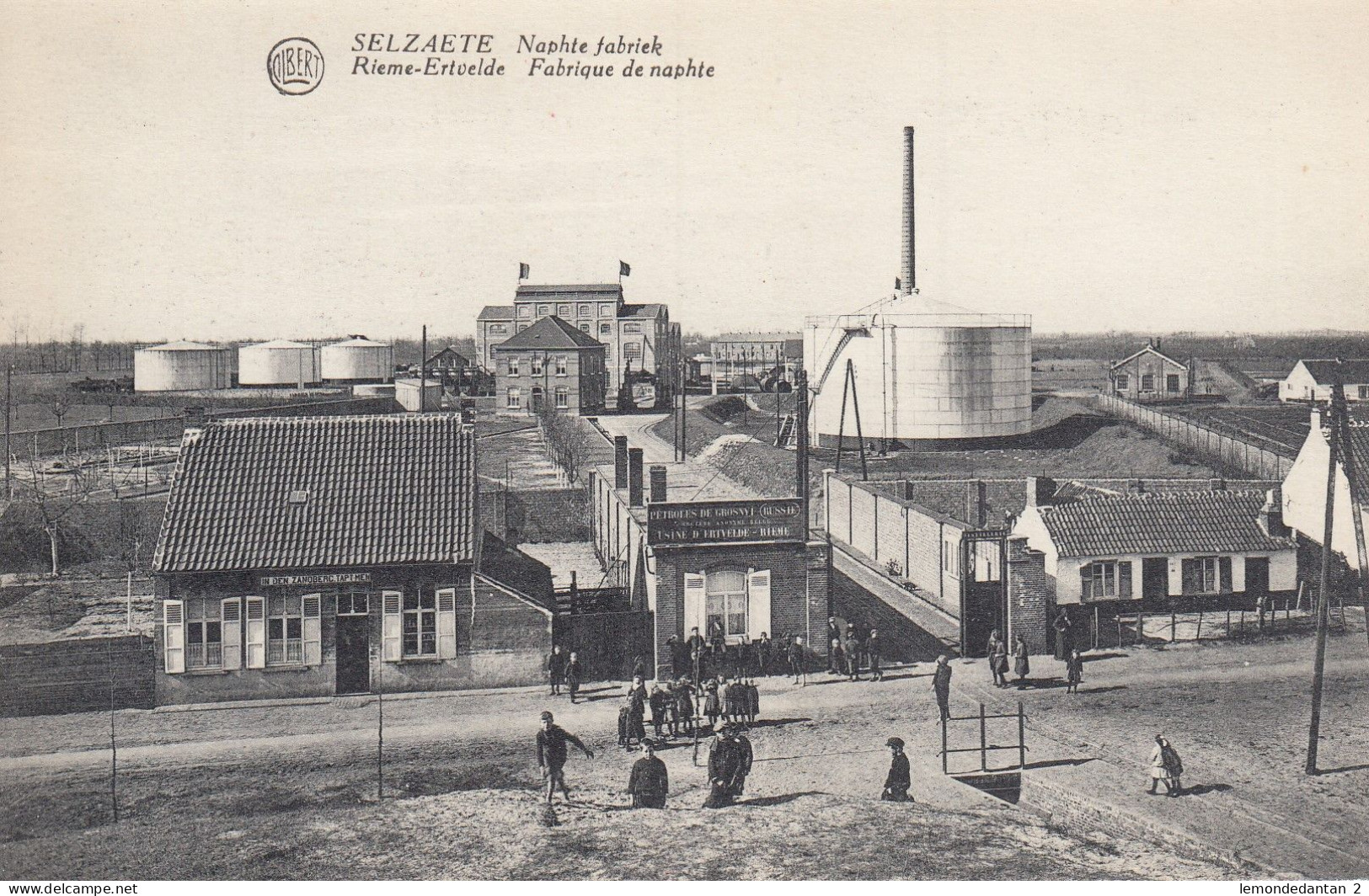 Zelzate - Selzaete - Naphte Fabriek - Fabrique De Naphte - Usine D'Ertvelde - Rieme - Café In Den Zandberg - Zelzate