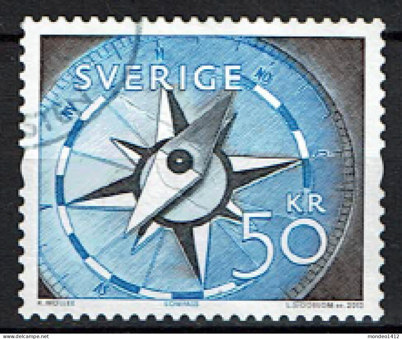 Sweden 2013 - Compass - Used - Gebruikt