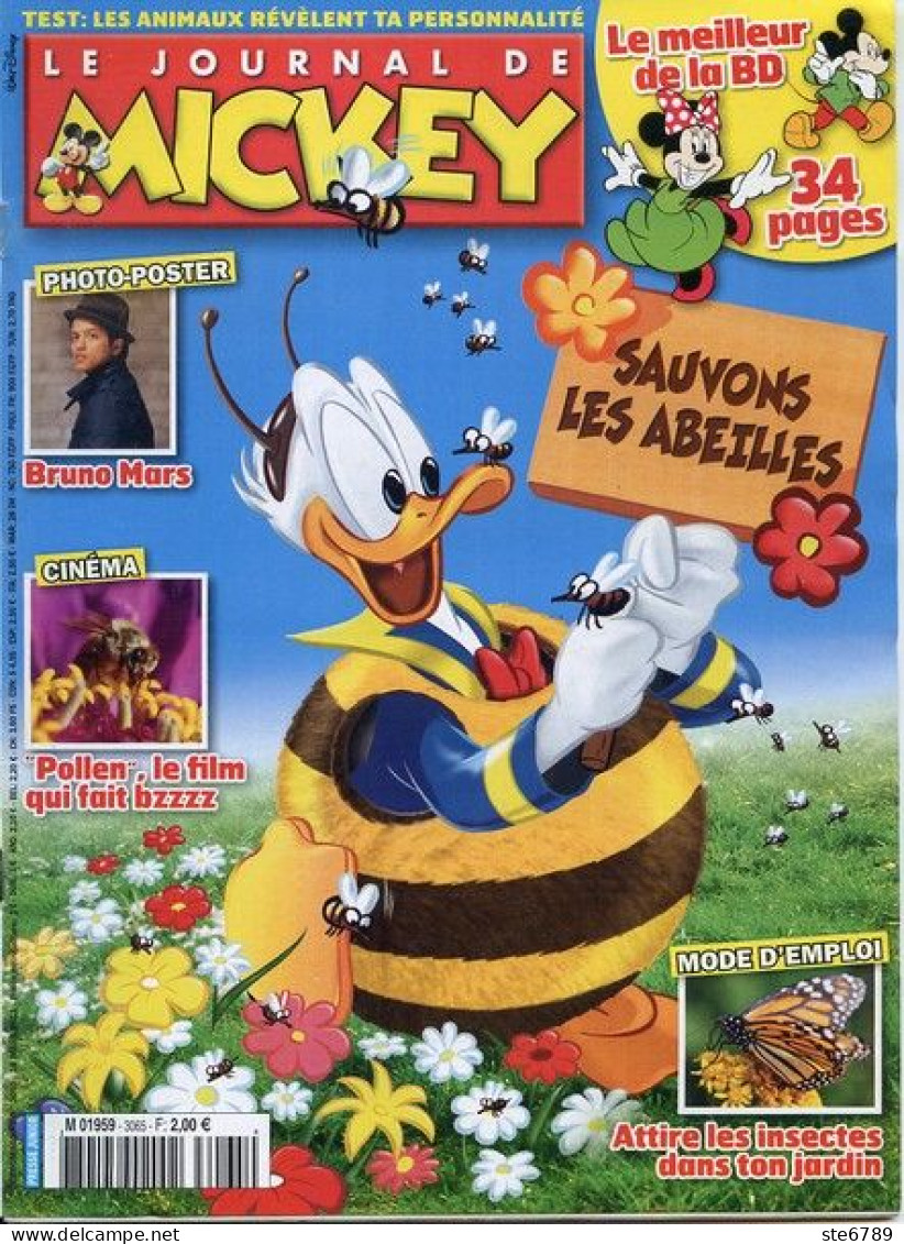 LE JOURNAL DE MICKEY N° 3065  TBE - Journal De Mickey