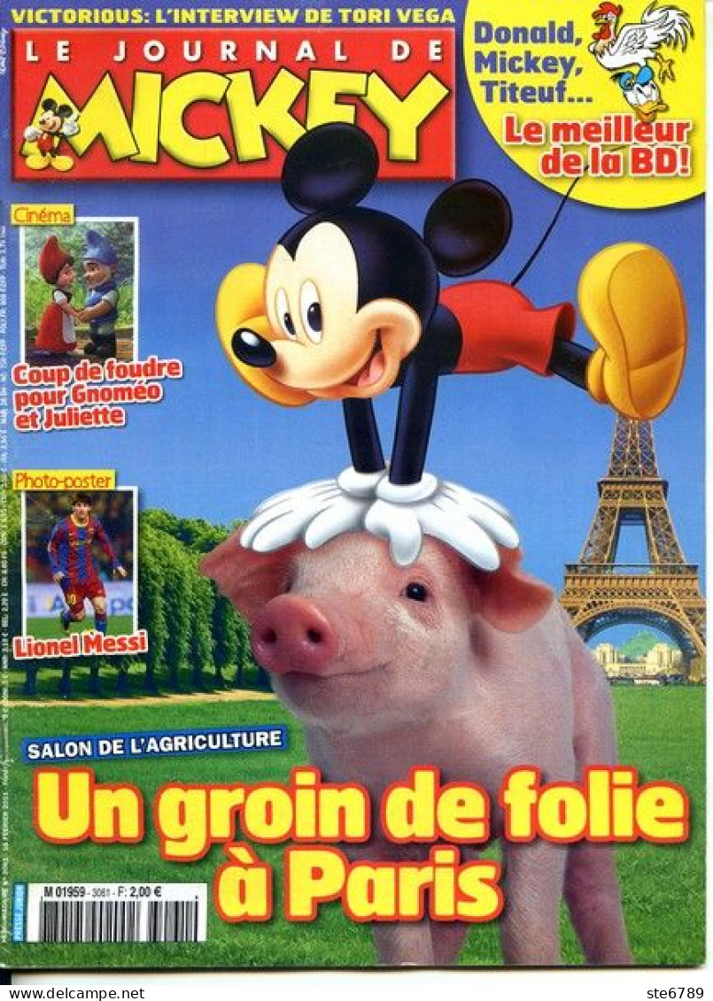 LE JOURNAL DE MICKEY N° 3061 TBE - Journal De Mickey