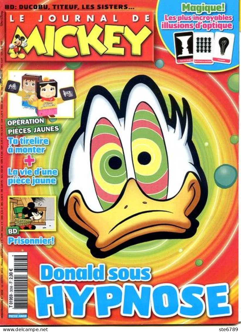 LE JOURNAL DE MICKEY N° 3056   TBE - Journal De Mickey