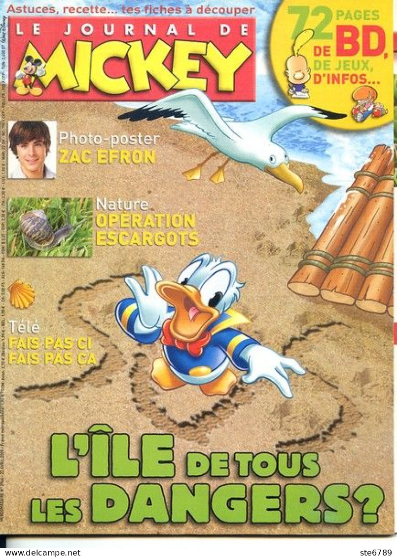 LE JOURNAL DE MICKEY N° 2966  TBE - Journal De Mickey