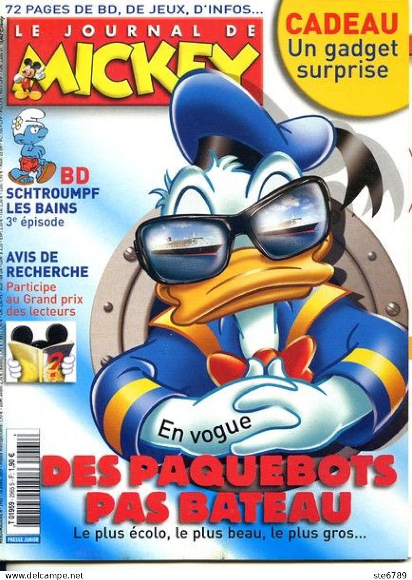 LE JOURNAL DE MICKEY N° 2965 S    TBE - Journal De Mickey