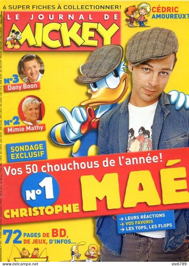 LE JOURNAL DE MICKEY N° 2961    TBE - Journal De Mickey