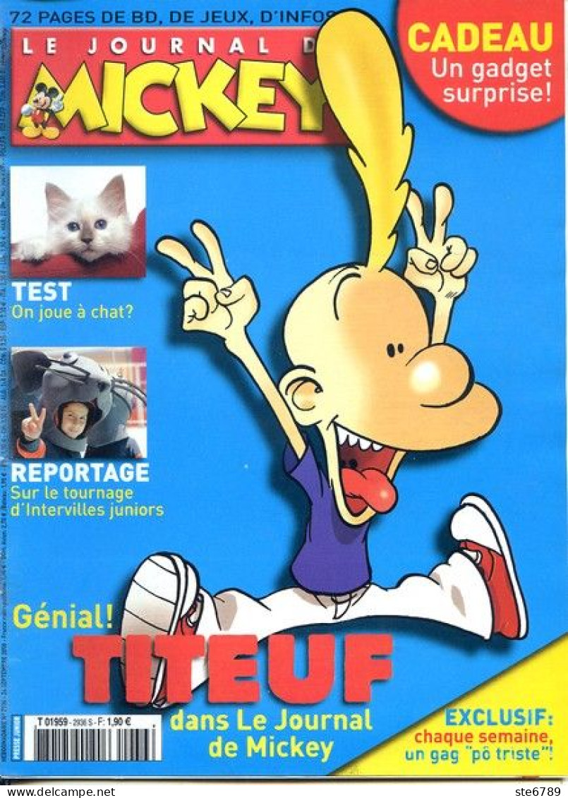 LE JOURNAL DE MICKEY N° 2936 S   TBE - Journal De Mickey