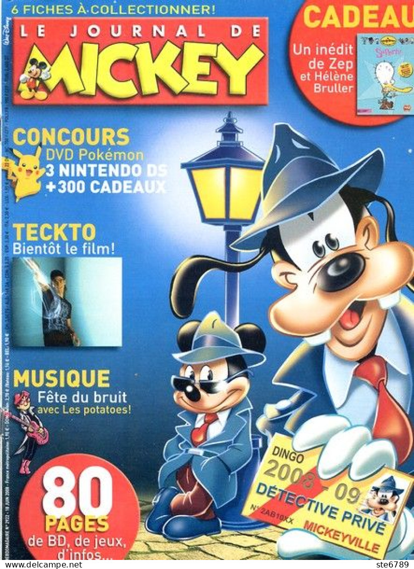 LE JOURNAL DE MICKEY N° 2922 TBE - Journal De Mickey