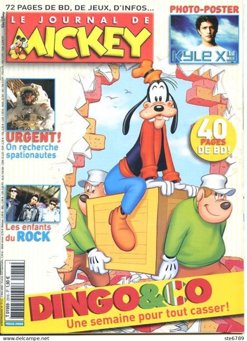 LE JOURNAL DE MICKEY N° 2916  TBE - Journal De Mickey