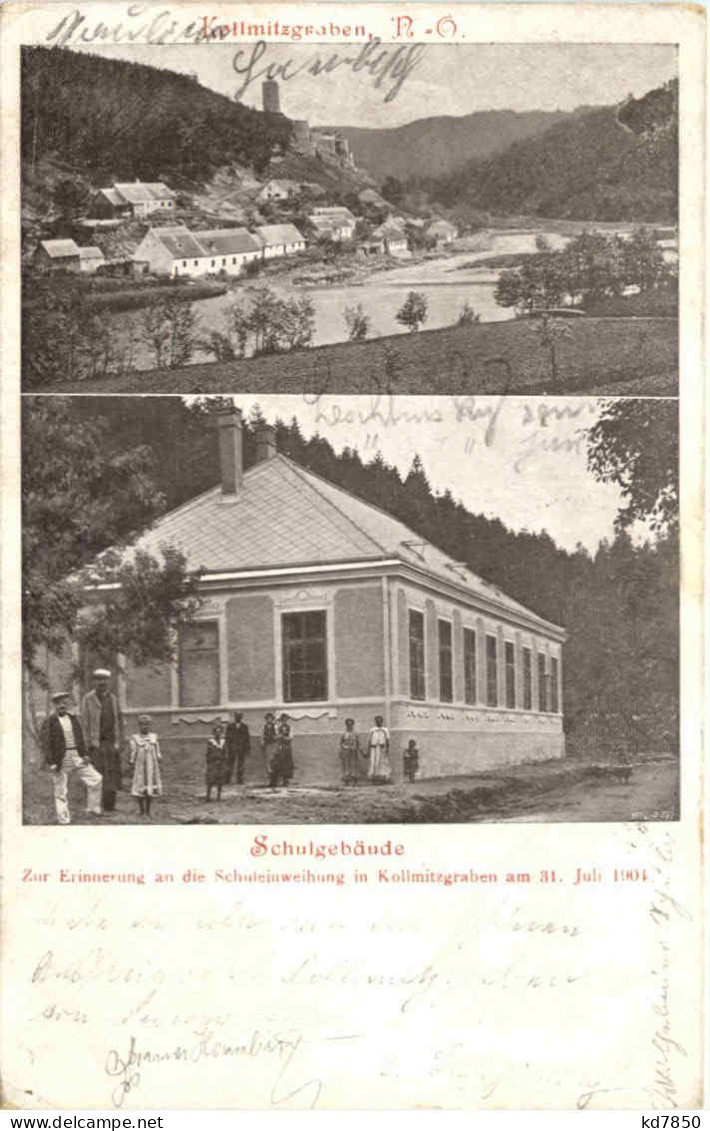 Kollmitzgraben - Schulgebäude - Schuleinweihung 1904 - Waidhofen An Der Thaya