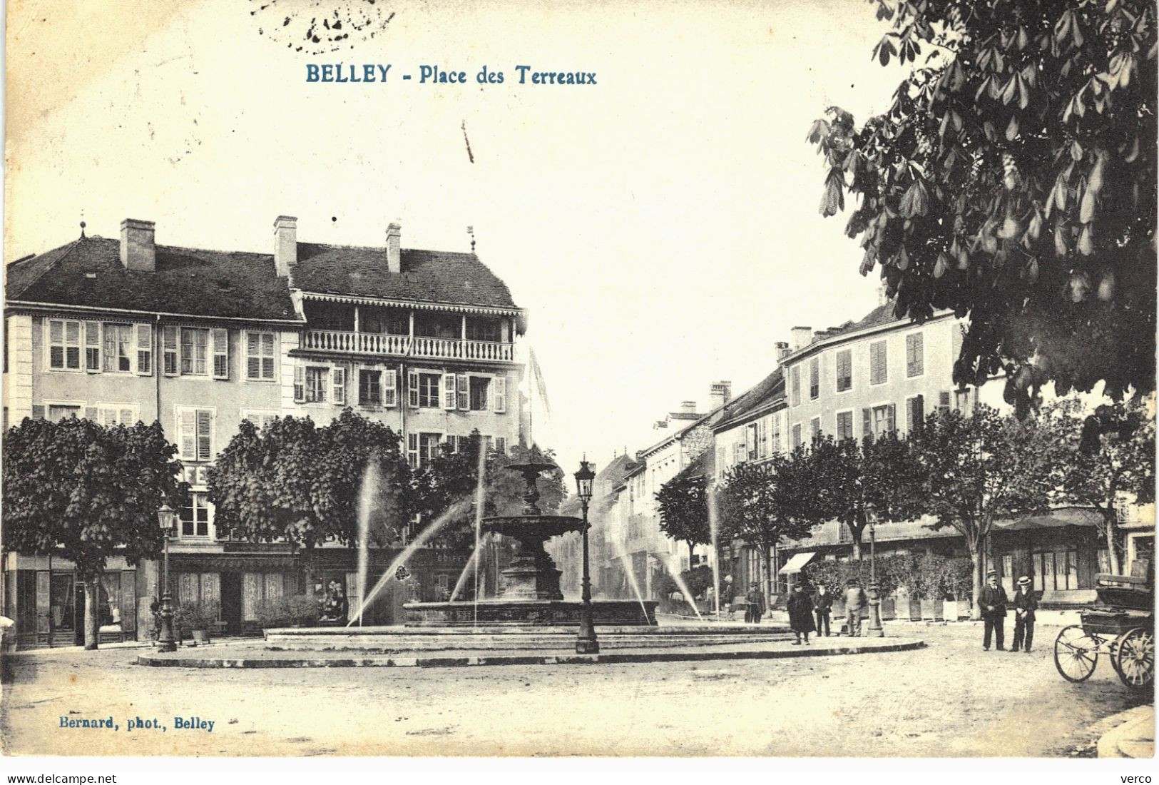 Carte POSTALE Ancienne De  BELLEY - Place Des Terreaux - Belley