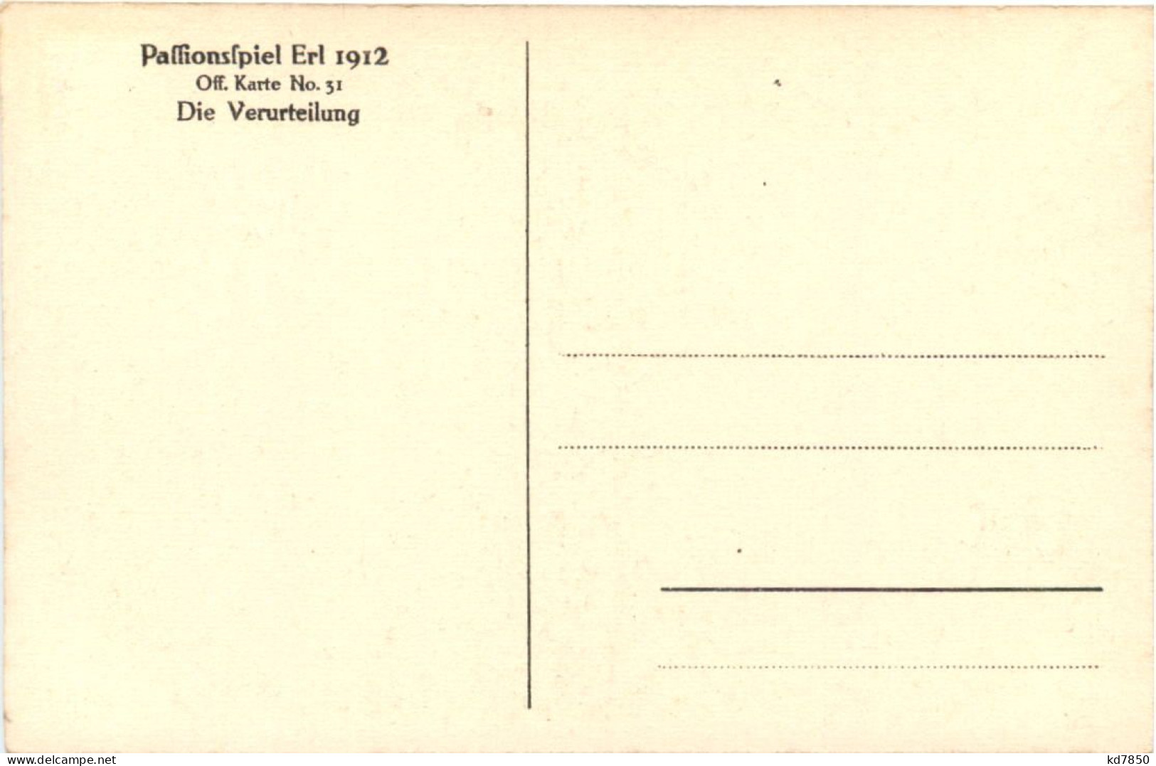 Erl - Passionsspiel 1912 - Kufstein