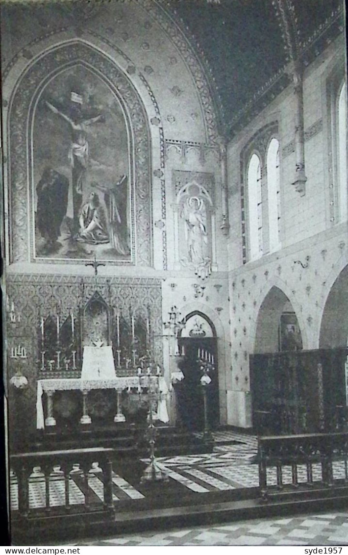 Incourt Couvent Des Dominicaines De Béthanie à Sart-Risbart -carnet 8 Vues: La Chapelle , Le Cœur Des Religieuses - Incourt