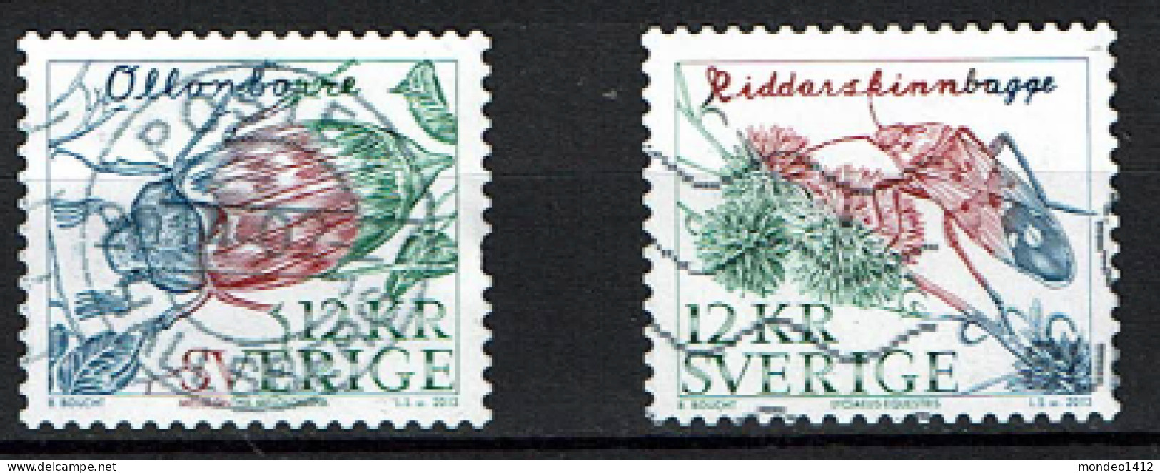 Sweden 2013 - Insects, Insectes - Used - Usados