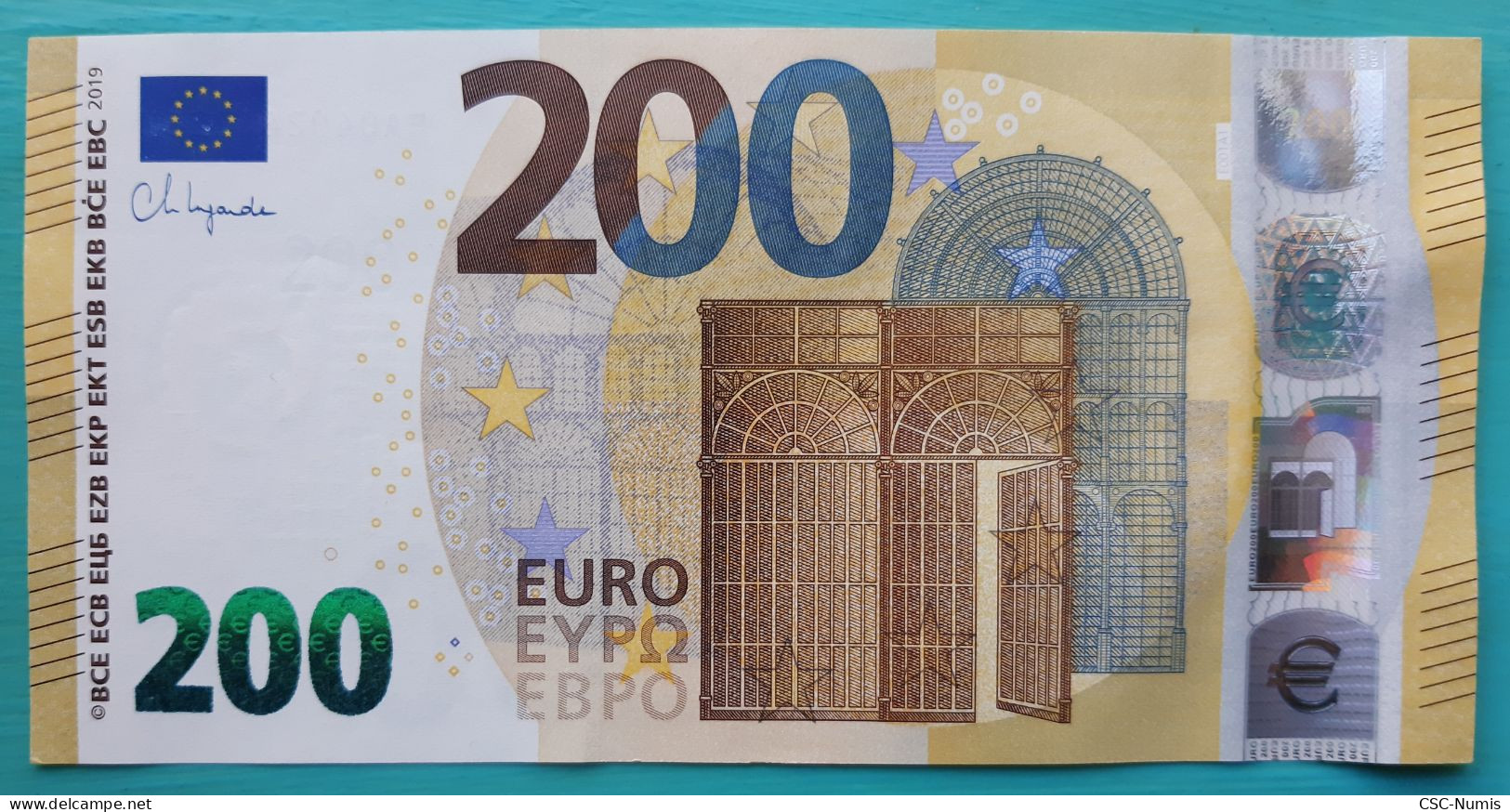 (B90) - Billet 200€ - Christine Lagarde – E001A1 - 200 Euro