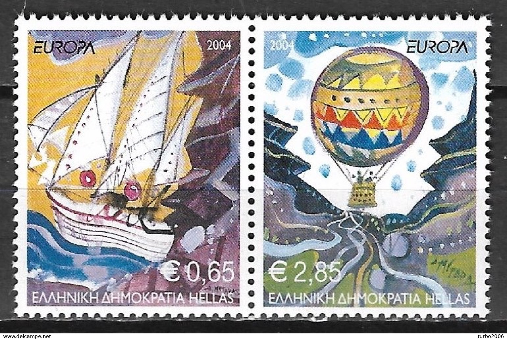 GREECE 2004 Europe CEPT MNH Set  Vl. 2220 / 2221  Hellas 2301 / 2302 - Unused Stamps