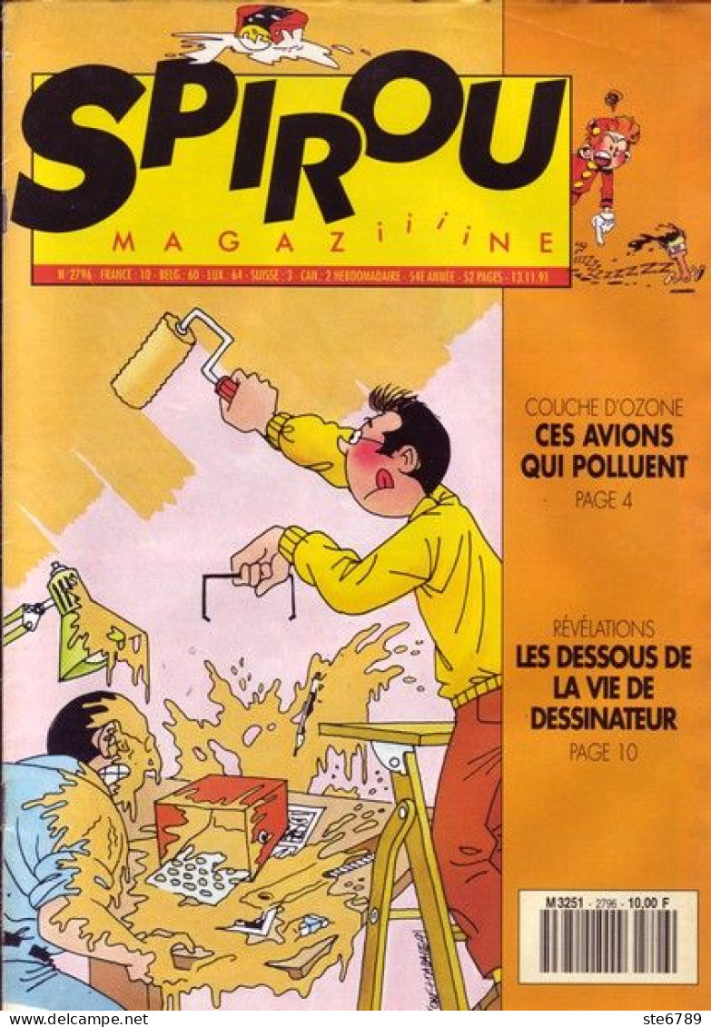 SPIROU Magazine N° 2796 Novembre 1991  BD Bande Dessinée - Spirou Magazine