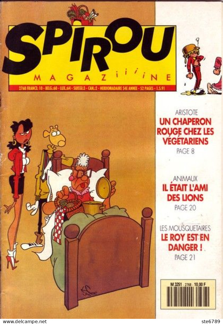 SPIROU Magazine N° 2768  Mai 1991  BD Bande Dessinée - Spirou Magazine