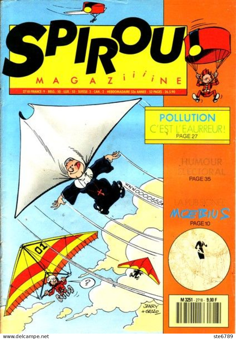 SPIROU Magazine N° 2718  Mai 1990  BD Bande Dessinée - Spirou Magazine