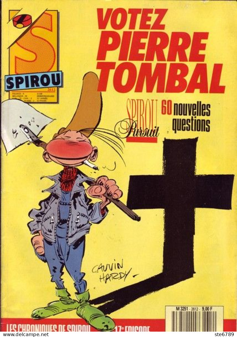 SPIROU Magazine N° 2612 Mai  1988  BD Bande Dessinée - Spirou Magazine