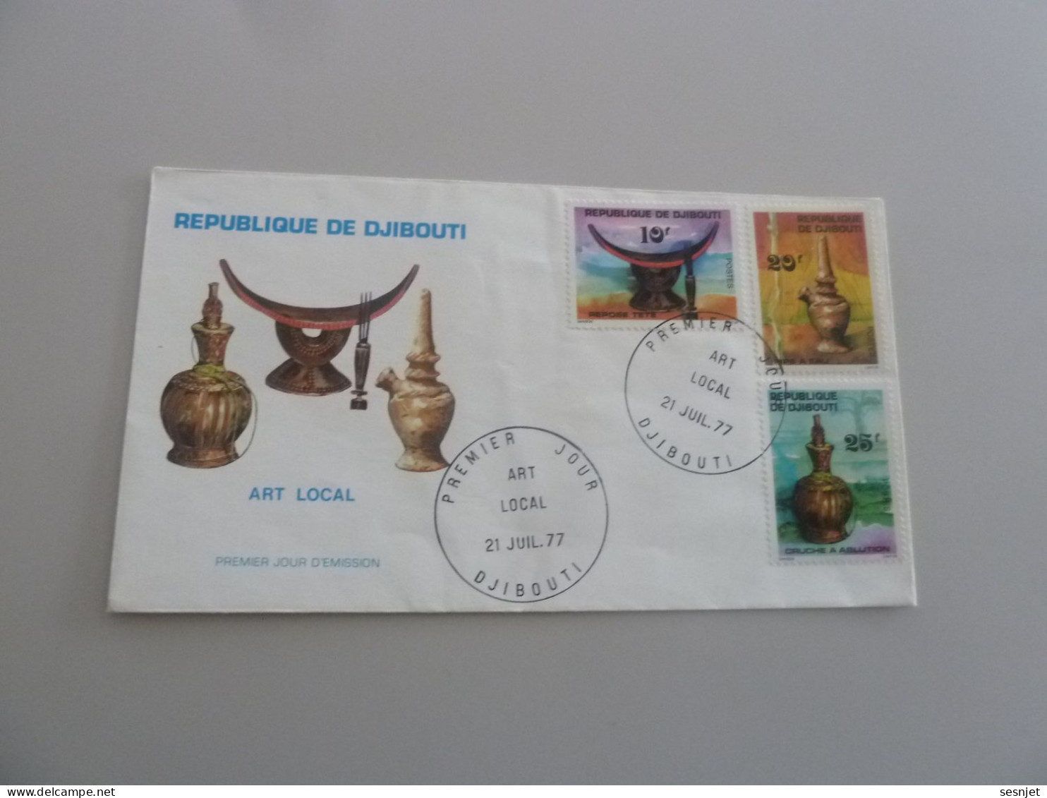 République De Djibouti - Yt 460 - 461 - 462 - Enveloppe Premier Jour - Année 1977 - - Dschibuti (1977-...)