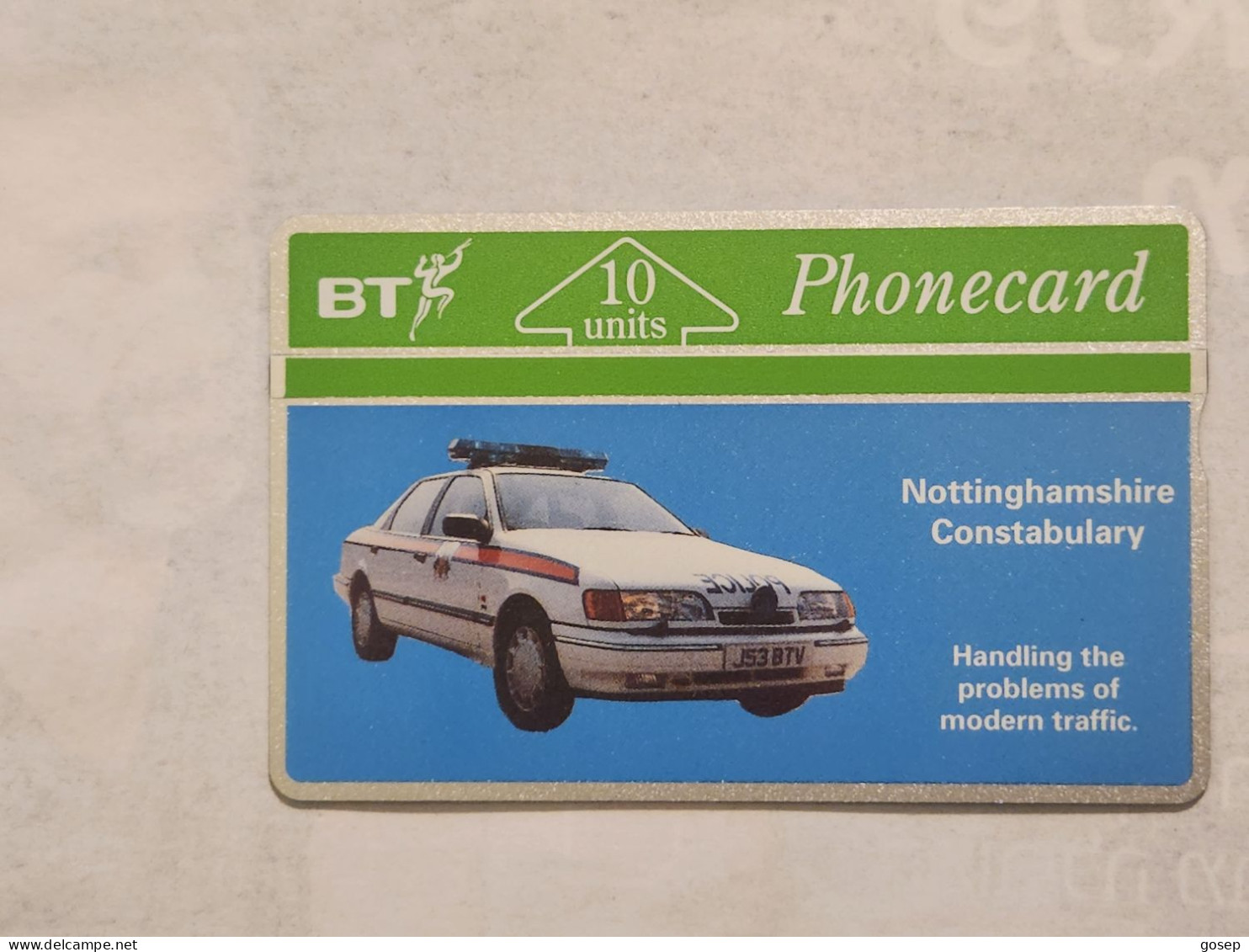 United Kingdom-(BTG-005)- Notts Constabulary-CAR-(9)(10units)(190A00875)(tirage-1.000)(price Cataloge-20.00£-mint) - BT Allgemeine