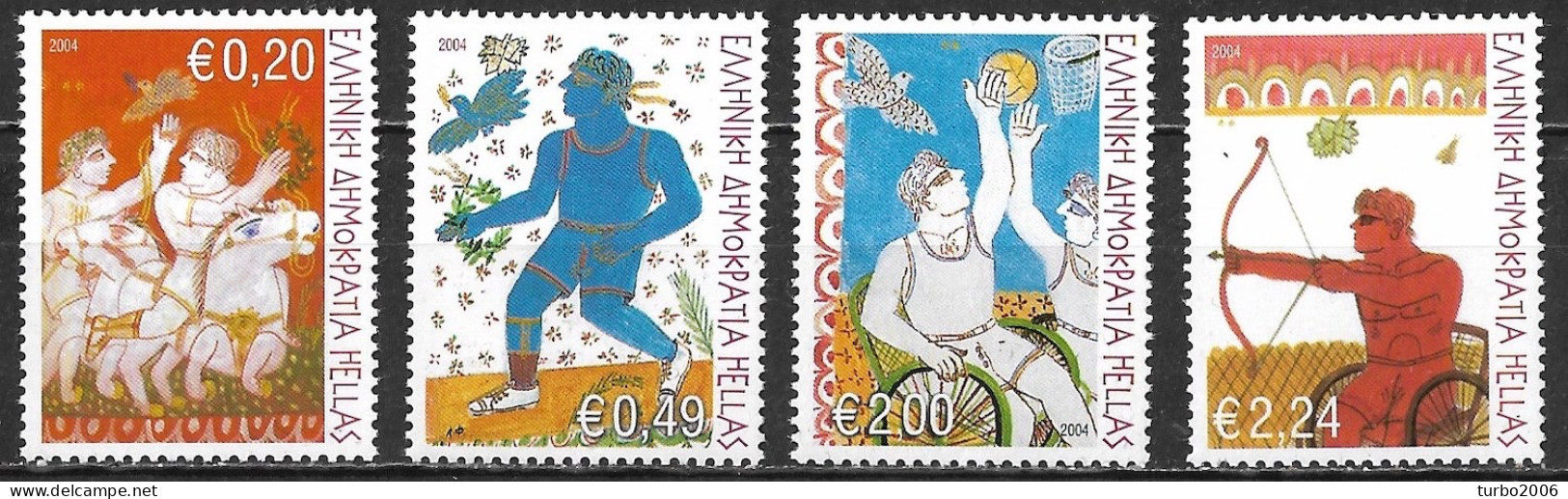GREECE 2004 The Power Of Will Complete MNH Set Vl. 2249 / 2252 - Nuevos