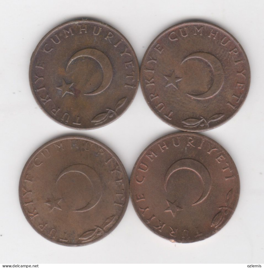 TURKEY,TURKEI,TURQUIE ,1971-72-73-1974 ,5 KURUS - Turkey