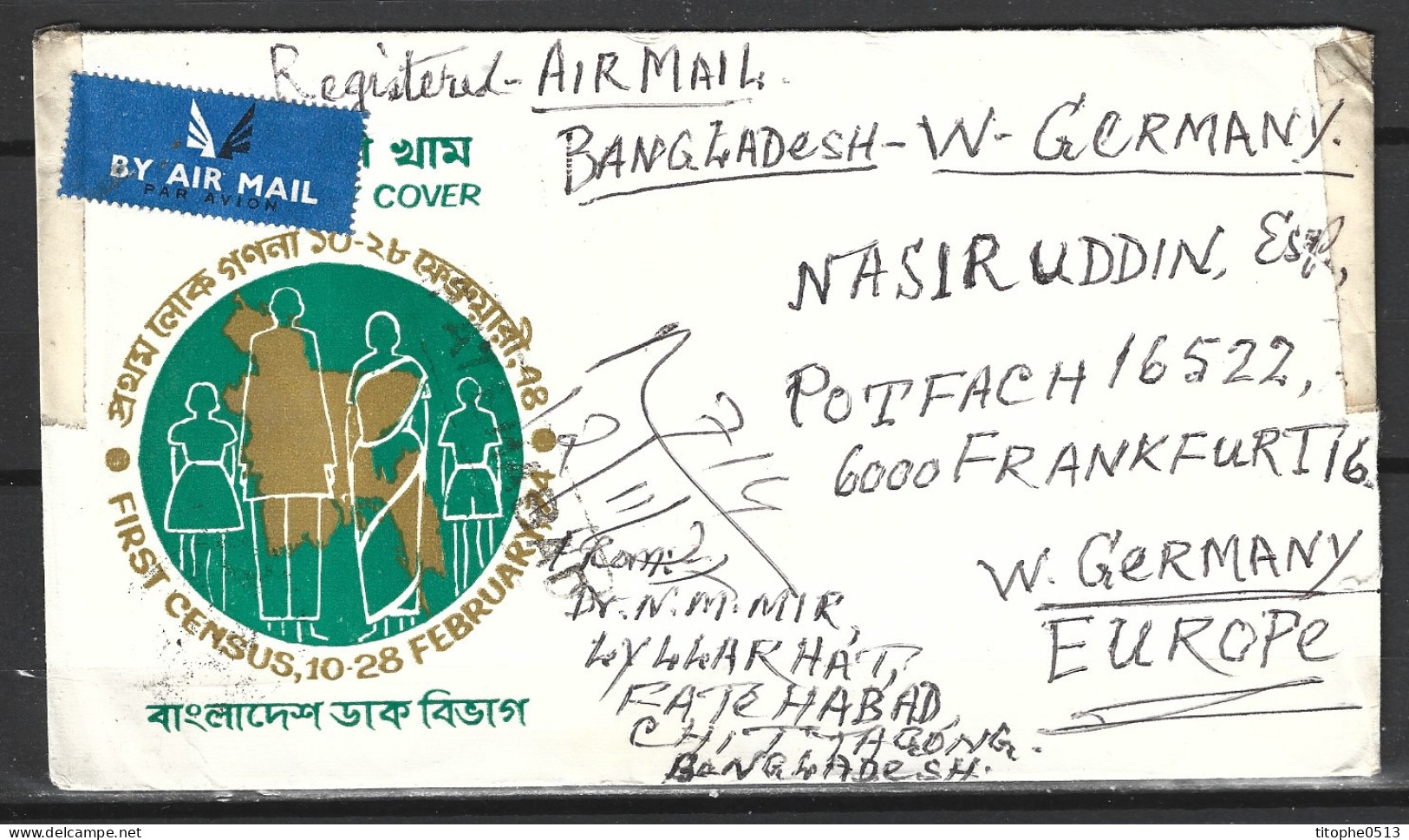 BANGLADESH. Superbe Enveloppe Ayant Circulé En 1977. - Bangladesh