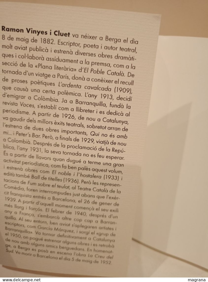 Sota L'Escorça. Selecció De Textos (1931-1940). Ramon Vinyes. L'Albí. 2023. 283 Pp. - Cultura