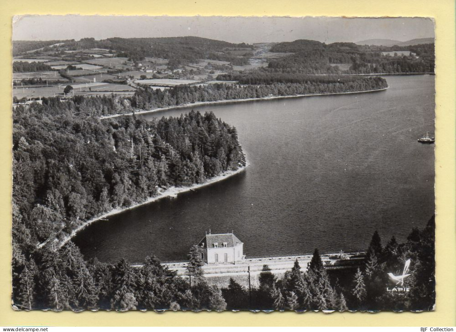 58. Lac Des SETTONS – Vue Aérienne / Vue Panoramique / La Digue / CPSM (voir Scan Recto/verso) - Montsauche Les Settons