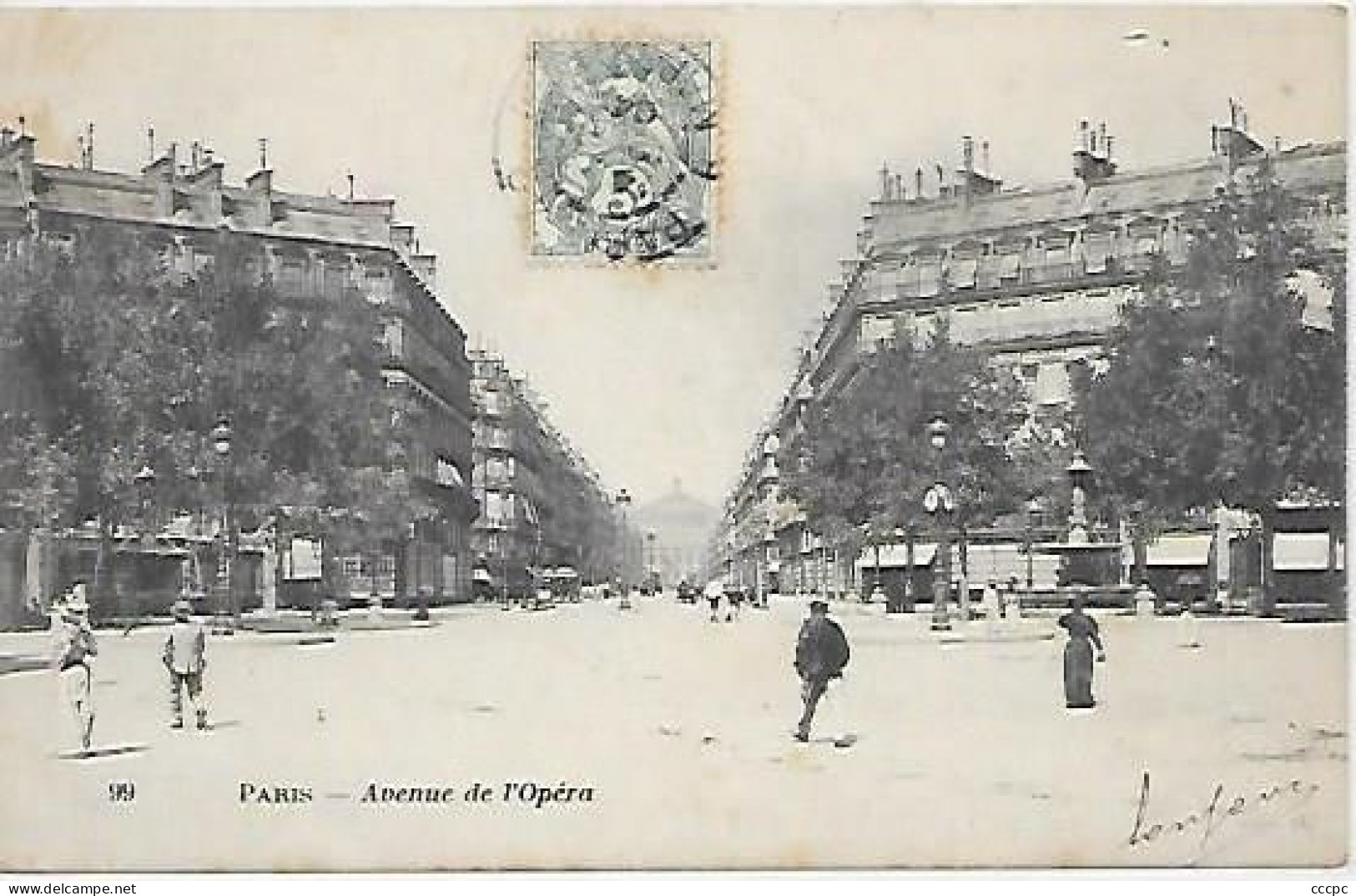 CPA Paris Avenue De L'Opéra - Arrondissement: 02