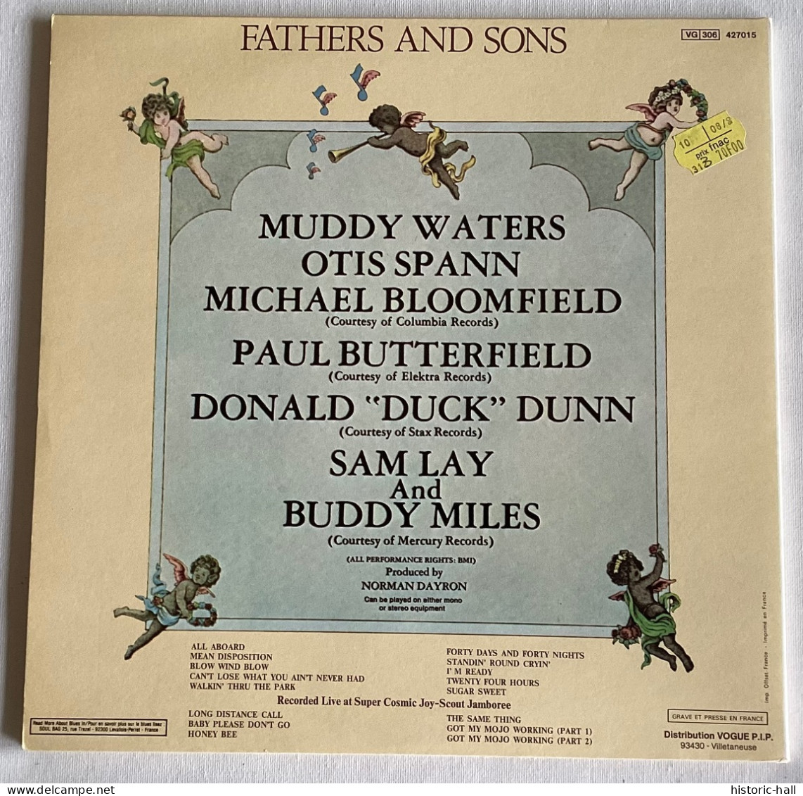 MUDDY WATERS / OTIS SPANN / MICHAEL BLOOMFIELD…fathers And Sons - LP - 1972/88 - Press - Blues