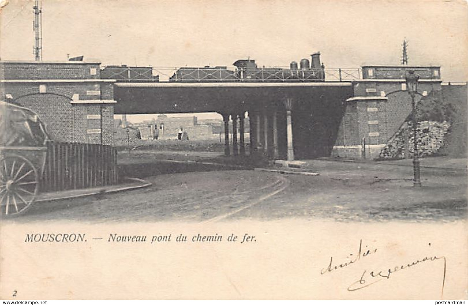 MOUSCRON (Hainaut) Nouveau Pont Du Chemin De Fer - Mouscron - Moeskroen