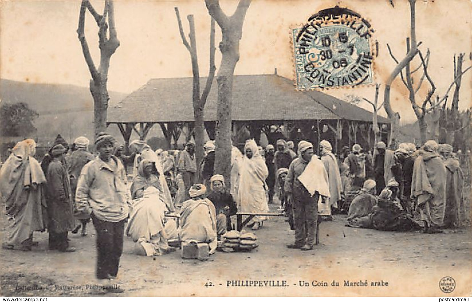 Algérie - SKIKDA Philippeville - Un Coin Du Marché Arabe - Ed. C. Mattarèse 42 - Skikda (Philippeville)