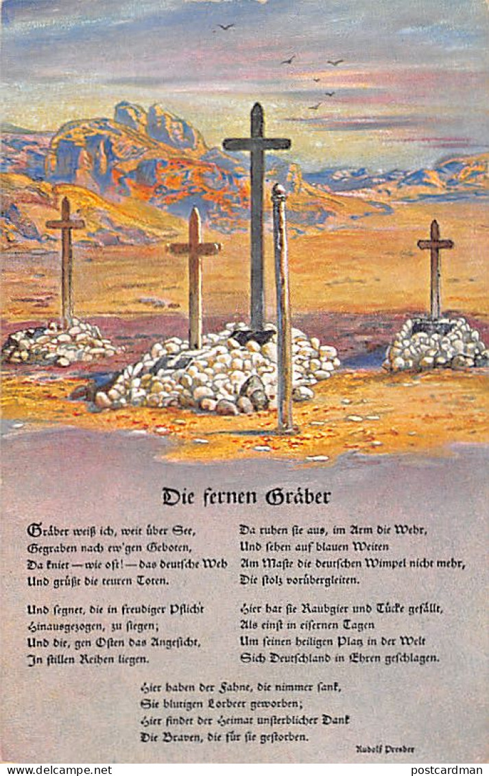 Namibia - Deutsch-Südwestafrika - German Soldier Graves - Publ. Kolonialkriegerdank  - Namibië