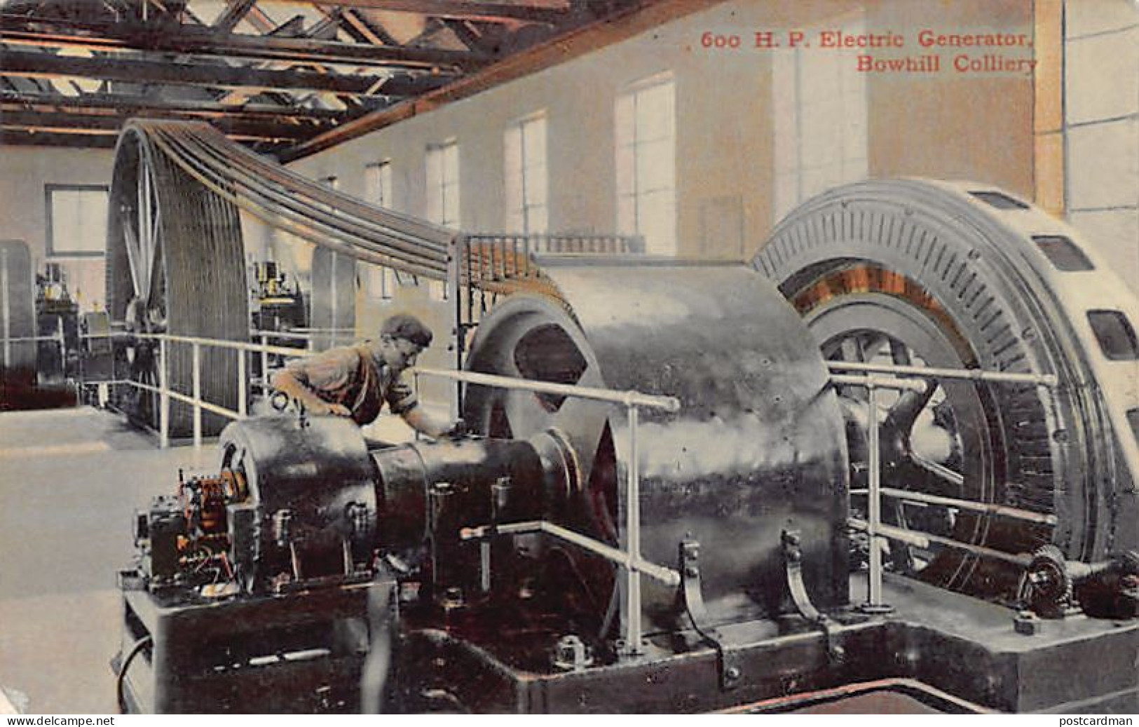 Scotland - BOWHILL - Bowhill Colliery, 600 H.P. Electric Generator - Fife