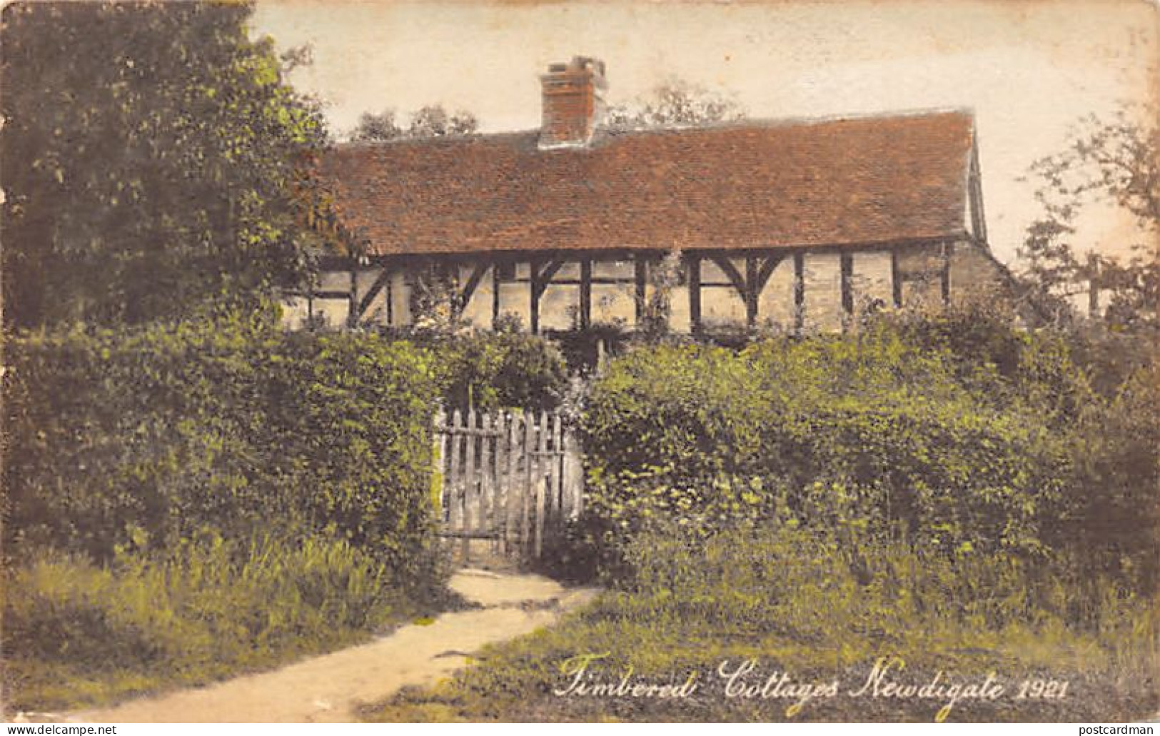 England - NEWDIGATE - Timbered Cottages - Surrey