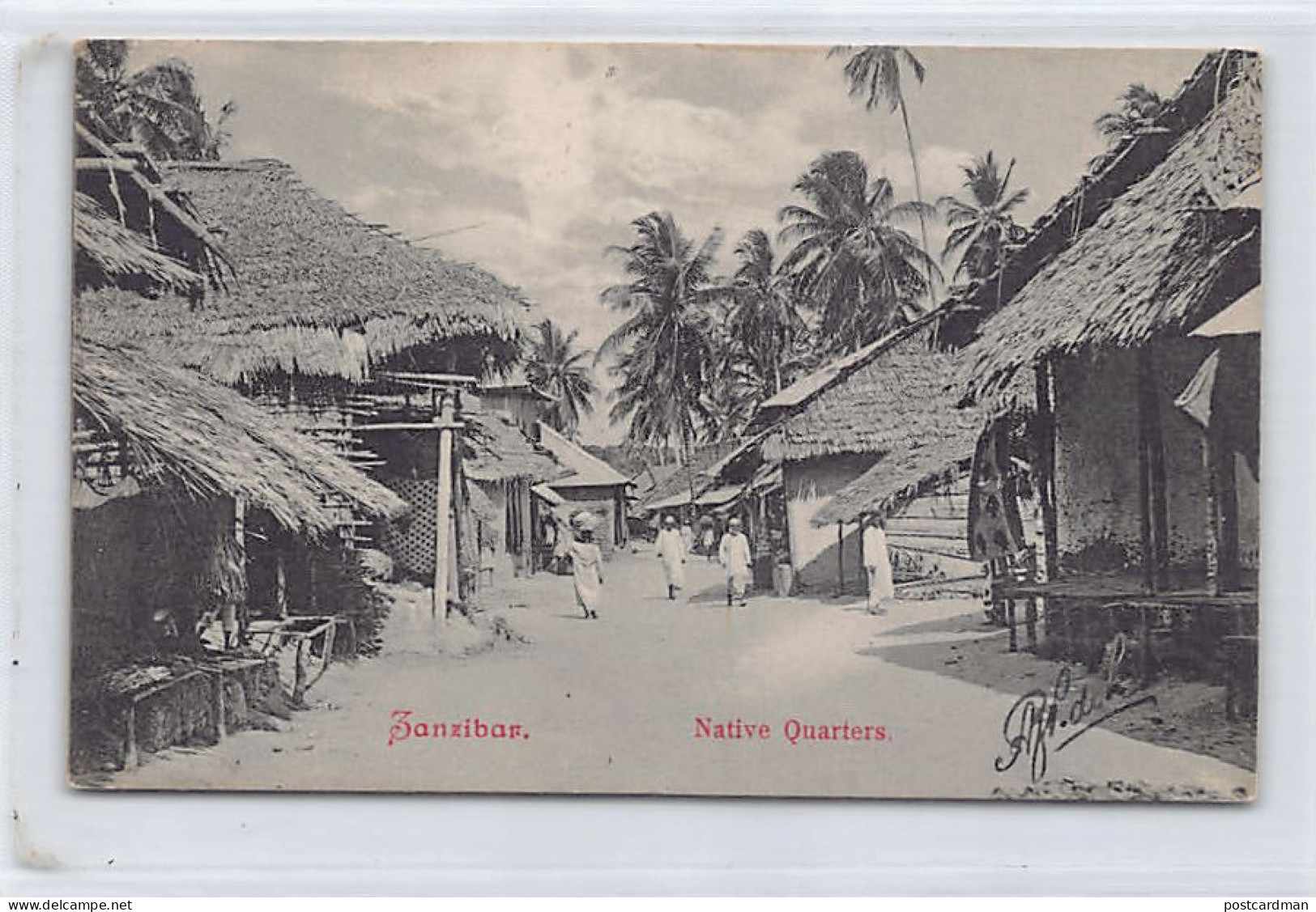 ZANZIBAR - Native Quarters - Publ. A. R. P. De Lord 120 - Tanzanie