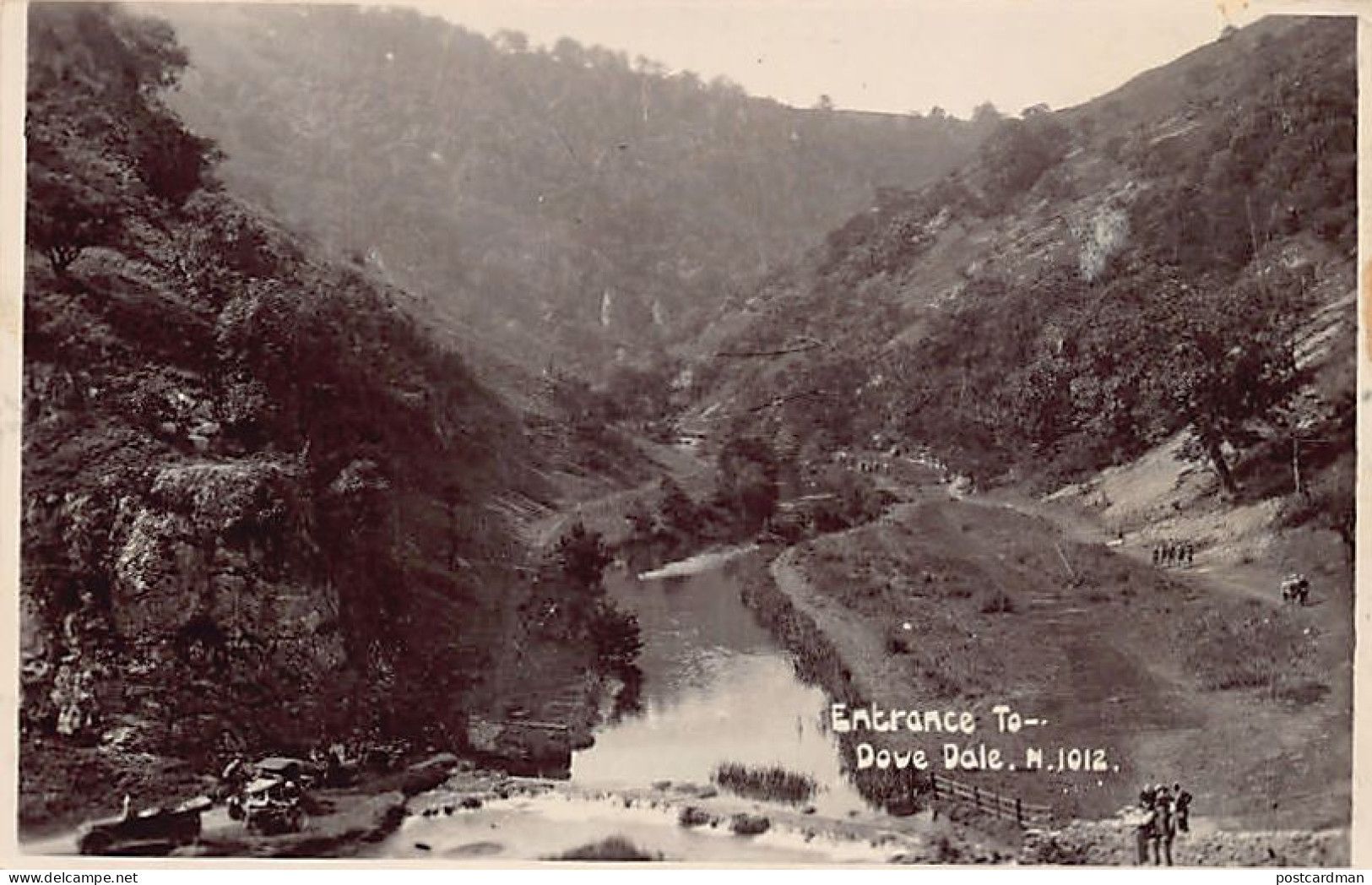 England - Dovedale - Entrance To Dove Dale - REAL PHOTO R. Sneath - Derbyshire