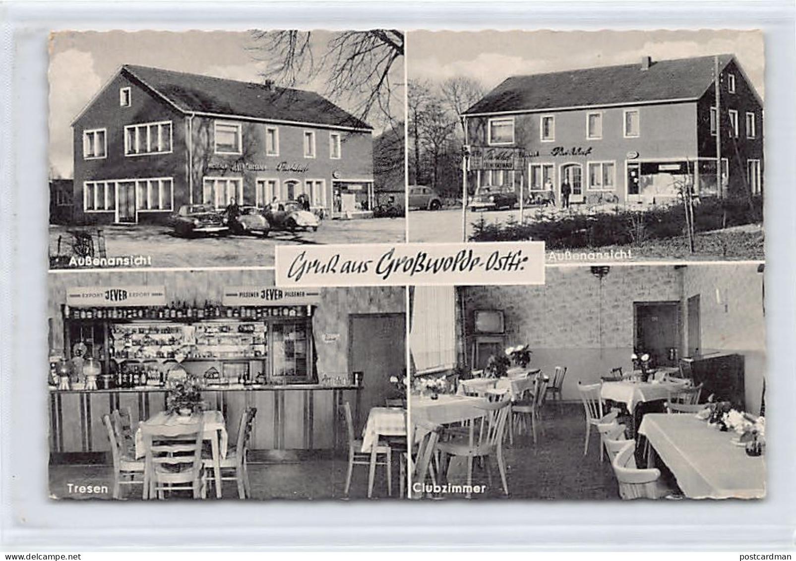 Großwolde (NI) Großwolde-Ostfriesland Mehrfachansicht Gaststätte PARKHOF Bes. A. Schaa Verlag W. Böhning,Fotograf, Leer - Leer