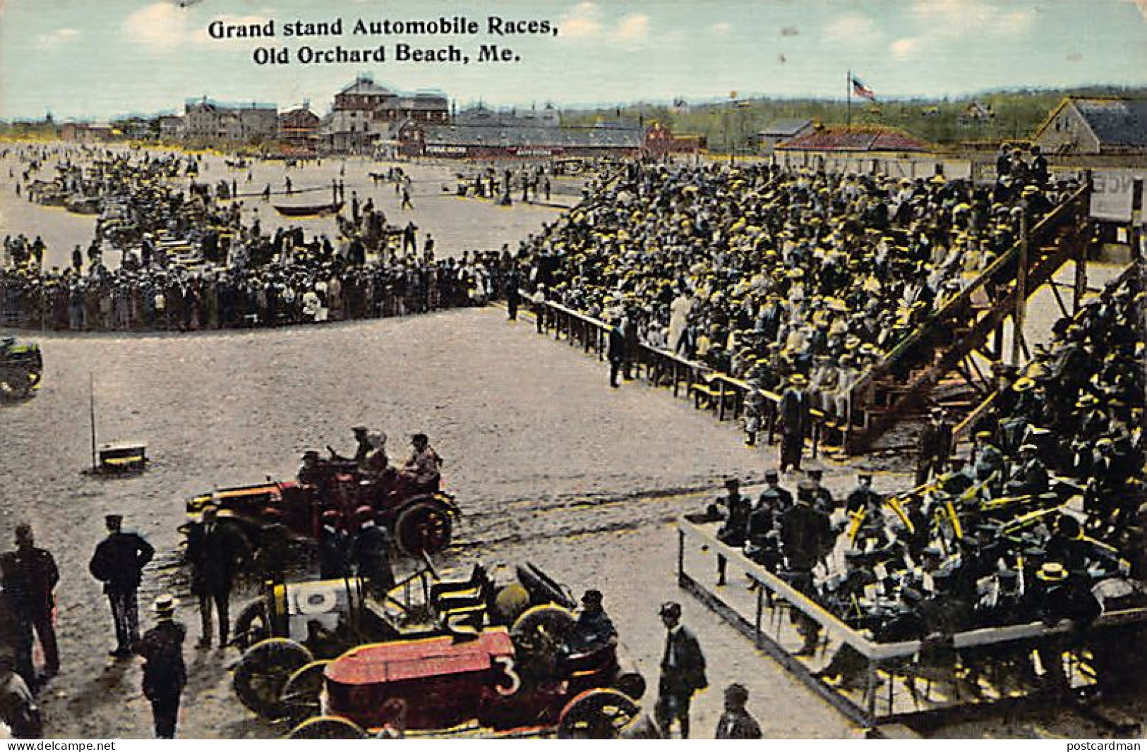Usa - OLD ORCHARD BEACH (ME) Grand Stand, Automobile Race - Autres & Non Classés