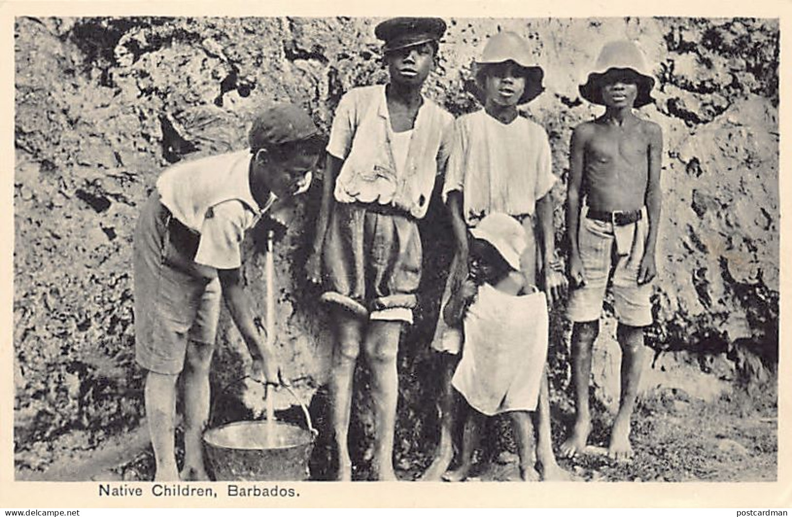 BARBADOS - Native Children - Publ. Bruce Weatherhead  - Barbados (Barbuda)