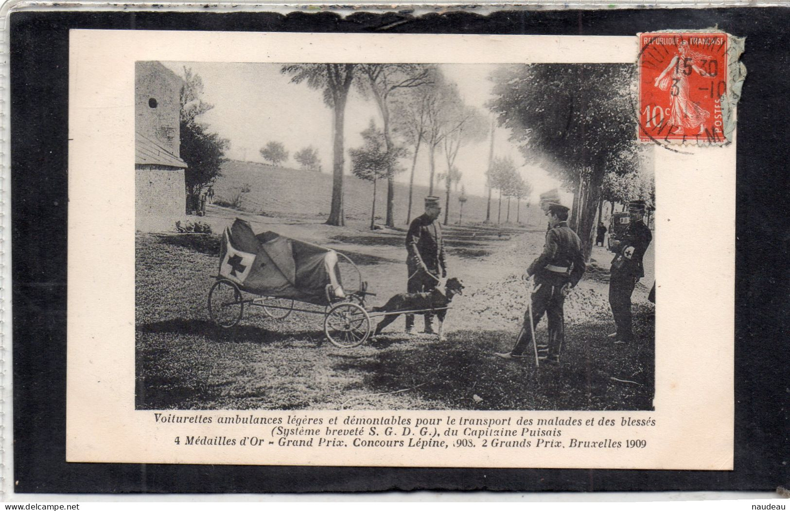 MILITARIA Voiturettes Ambulantes Légères Et Démontables Pour Le Transport Des Malades - Ausrüstung