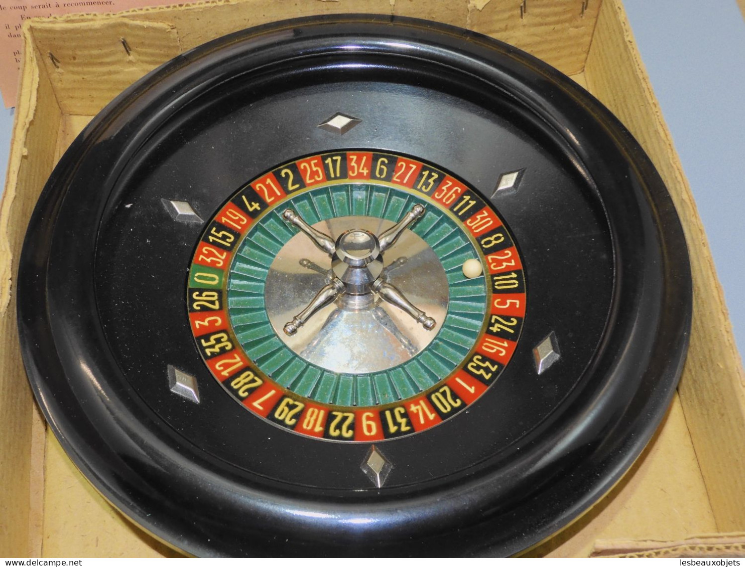 -ANCIEN JEU De ROULETTE Made In France N° 3 Avec Tapis Papier Mode D'emploi    E - Altri & Non Classificati