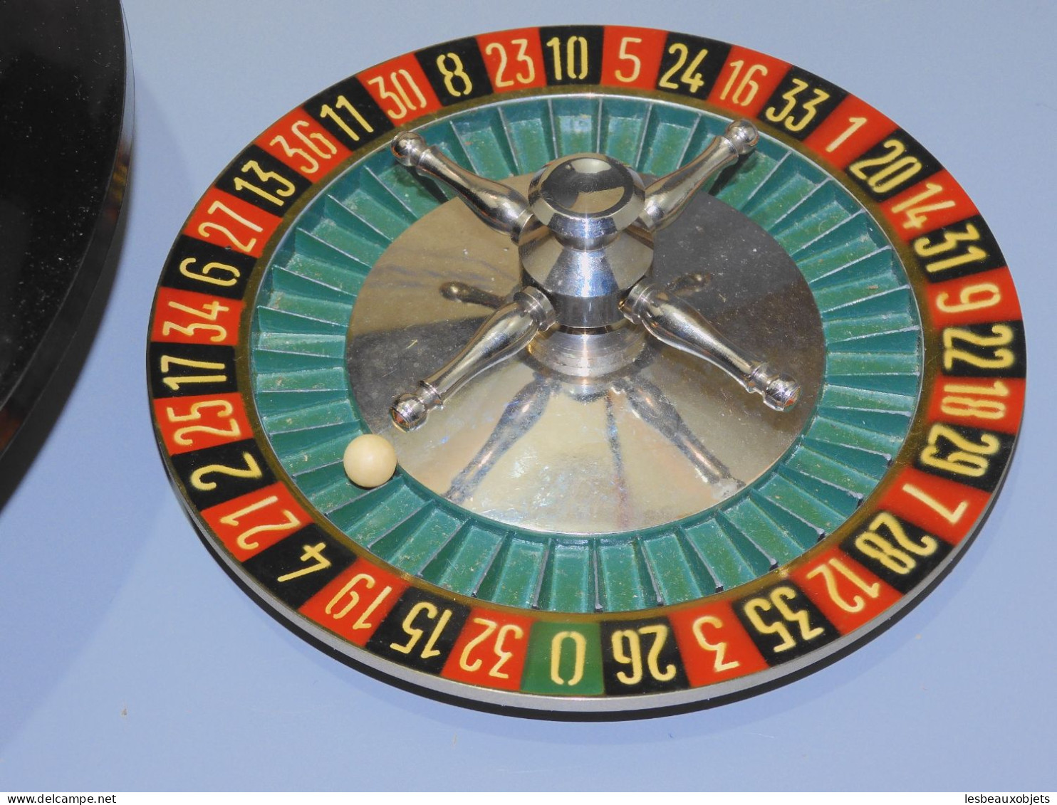 -ANCIEN JEU de ROULETTE Made in France N° 3 avec Tapis papier mode d'emploi    E