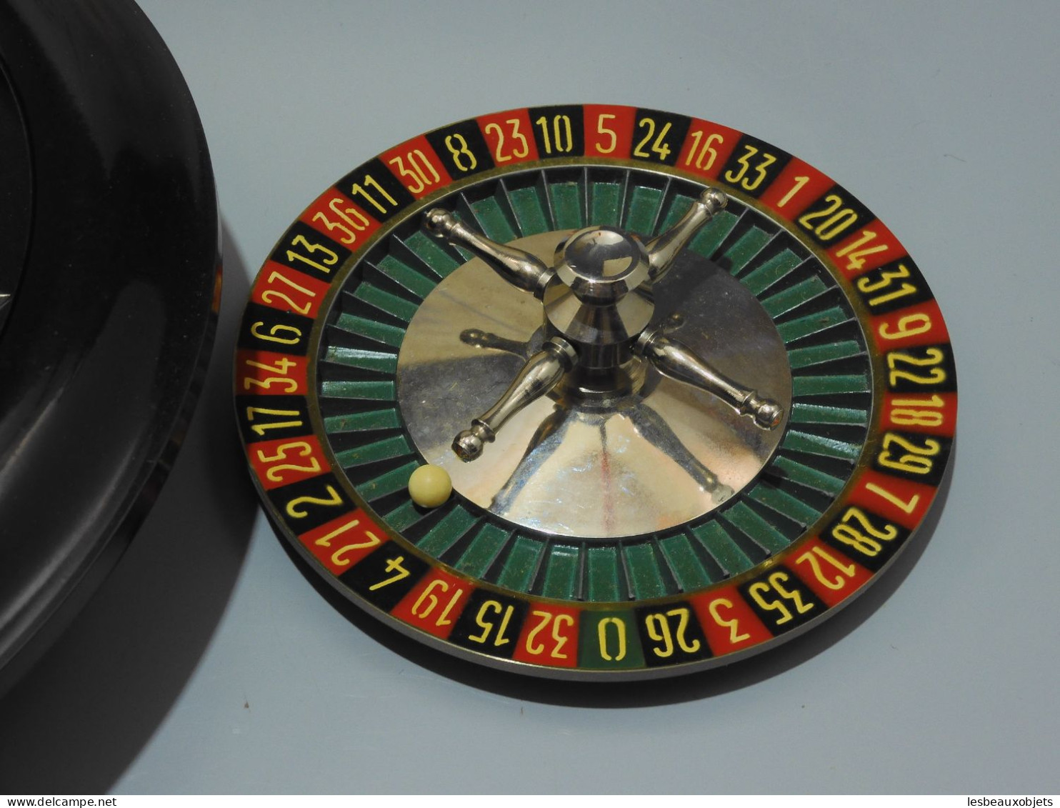 -ANCIEN JEU de ROULETTE Made in France N° 3 avec Tapis papier mode d'emploi    E