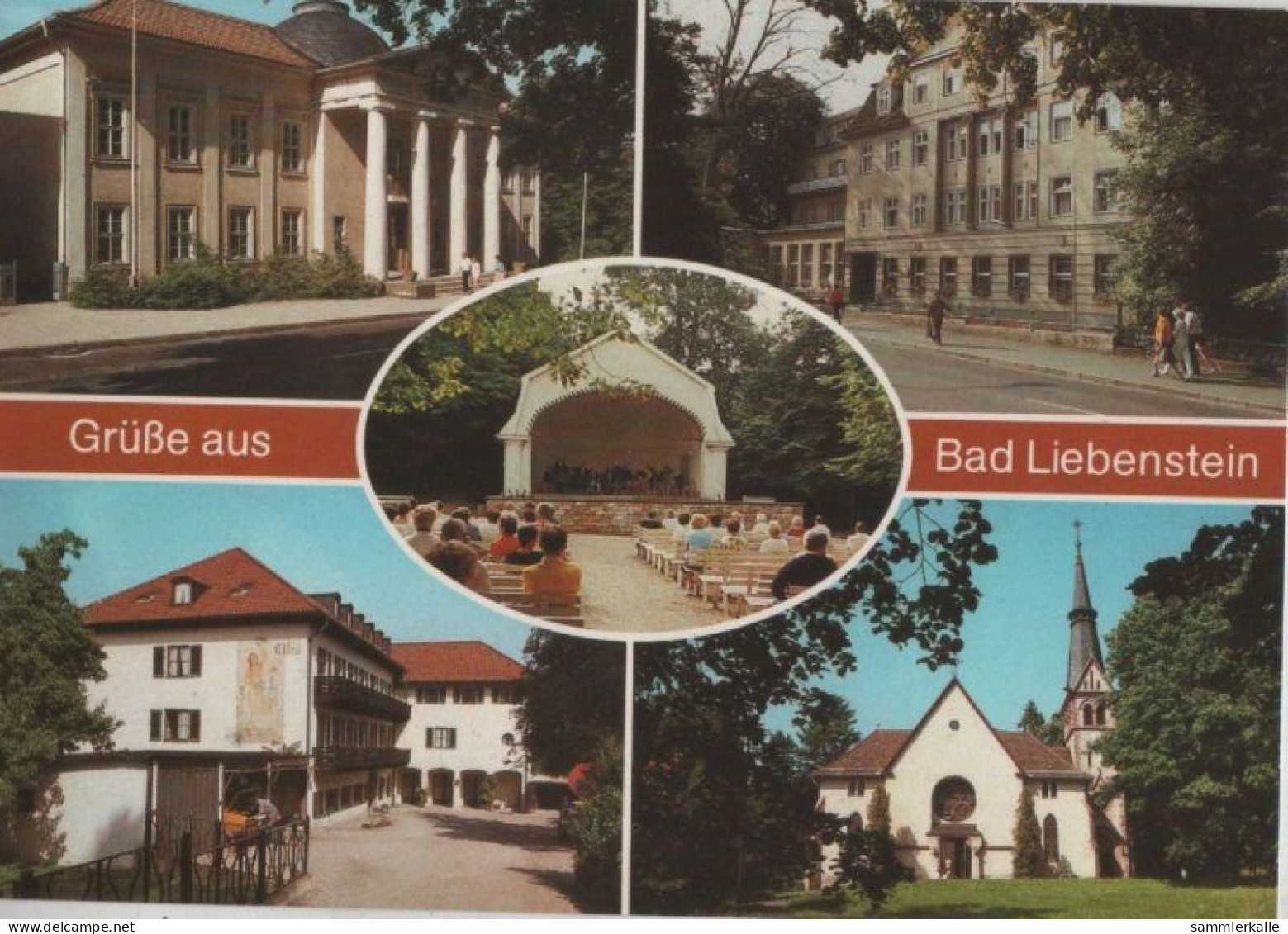 75242 - Bad Liebenstein - U.a. Sanatorium Hugo Gefrol - 1987 - Bad Liebenstein